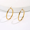 Fashionable Stainless Steel Hoop Earrings JB3034-3