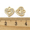 Brass Micro Pave Cubic Zirconia Pendants KK-H460-47G-3