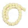 Synthetic Coral Carved Beads Strands CORA-R050-03-2