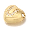 Rack Plating Brass Micro Pave Cubic Zirconia Pendants KK-I722-04G-U-2