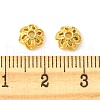Rack Plating Brass Bead Caps KK-G501-12G-3