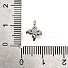 Brass Micro Pave Cubic Zirconia Pendants KK-D356-07D-P-3