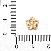 Brass Flower Beads KK-A244-08G-3