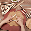 Poplar Wood Sheets & Rings DIY-WH0530-14-3