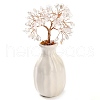 Mother's Day Natural Quartz Crystal Chips Money Tree Decorations DJEW-C016-01M-1