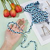 3-Ply Polyester Braided Cord OCOR-WH0060-80B-3