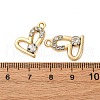 Alloy Rhinestone Pendants PALLOY-S052-01G-B-3