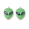 Alloy Enamel Pendants ENAM-B048-02B-2