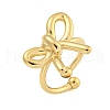 Ion Plating(IP) 304 Stainless Steel Open Cuff Rings for Women RJEW-S409-01G-04-1