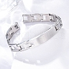 201 Stainless Steel Watch Band Chain Bracelets BJEW-B078-175P-5