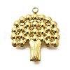 Ion Plating(IP) 304 Stainless Steel Pendants STAS-C115-01C-G-1