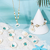 SUNNYCLUE 32Pcs 2 Colors Summer Beach Natural Shell Pendants FIND-SC0012-35-4