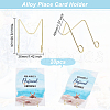 Alloy Place Card Holder DJEW-WH0018-24-2