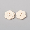2-Hole Natural Wood Buttons WOOD-E010-16-4