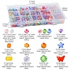 15 Styles Transparent Acrylic Beads TACR-FS0001-49-4