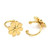 304 Stainless Steel Cuff Earrings for Women EJEW-Z053-03G-03-2