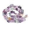 Raw Rough Natural Fluorite Beads Strands G-M453-C06-3