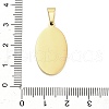 304 Stainless Steel Stamping Blank Tag Pendants STAS-H333-02G-3