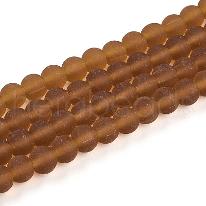 Transparent Glass Beads Strands GLAA-T032-T6mm-MD23-1