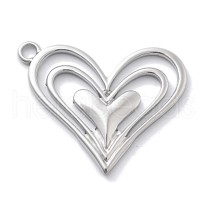 Anti-Tarnish 304 Stainless Steel Pendants STAS-R130-38P-1
