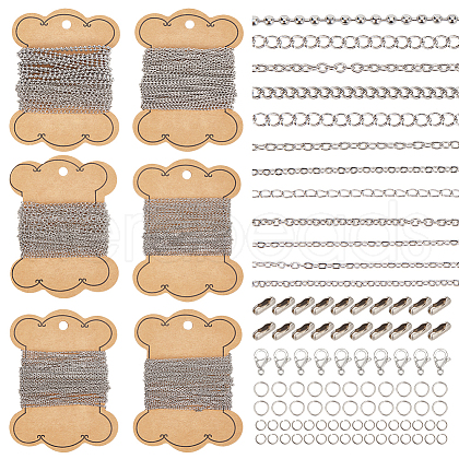 BENECREAT DIY Chain Jewelry Set Making Kit DIY-BC0012-29-1