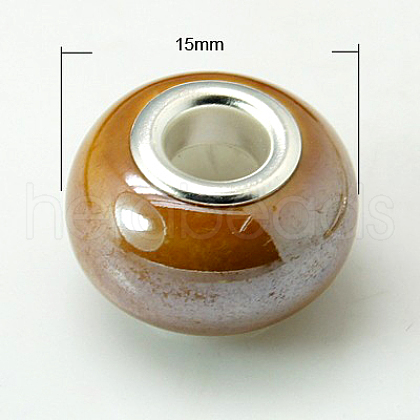 Handmade Porcelain European Beads OPDL-G001-14-1