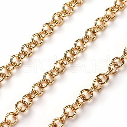 PVD Vacuum Plating 304 Stainless Steel Rolo Chains CHS-I001-02-1