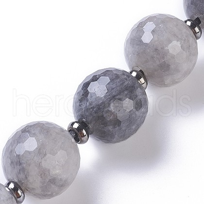 Natural Cloudy Quartz Beads Strands G-L505-02-1