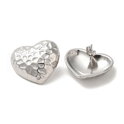 Non-Tarnish 304 Stainless Steel Stud Earrings EJEW-D100-02P-1