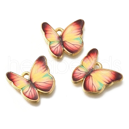 Alloy Enamel Pendants FIND-G078-35G-02-1