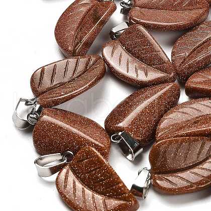 Synthetic Goldstone Pendants G-B127-01P-08-1