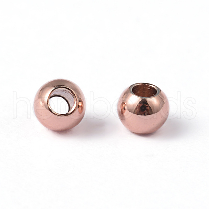 Round Ion Plating(IP) 304 Stainless Steel Beads STAS-O091-A-03RG-1