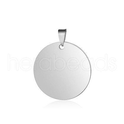 Anti-Tarnish 304 Stainless Steel Pendants STAS-I311-05B-P-1