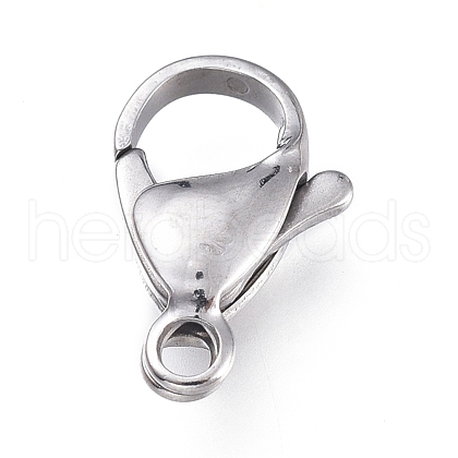 316 Surgical Stainless Steel Lobster Claw Clasps X-STAS-M281-01P-F-1