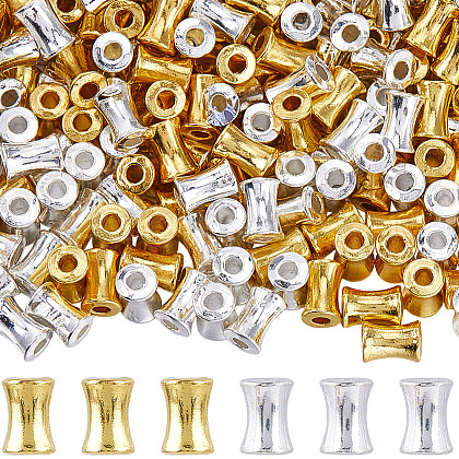 SOFPLATE 400Pcs 2 Colors Alloy Beads FIND-SP0002-39B-1