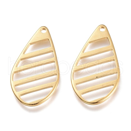 201 Stainless Steel Pendants X-STAS-K212-06G-1