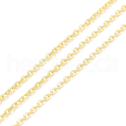 Brass Cable Chains CHC-D030-11G-RS-1