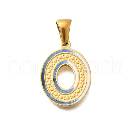 304 Stainless Steel Pendants STAS-K297-01G-O-1