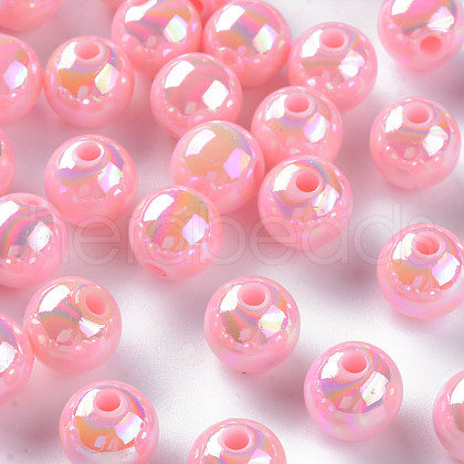 Opaque Acrylic Beads MACR-S370-D10mm-A01-1