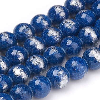 Natural Mashan Jade Beads Strands G-G833-4mm-08-1