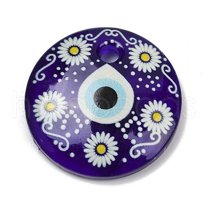 Handmade Lampwork Pendants LAMP-R005-01L-1