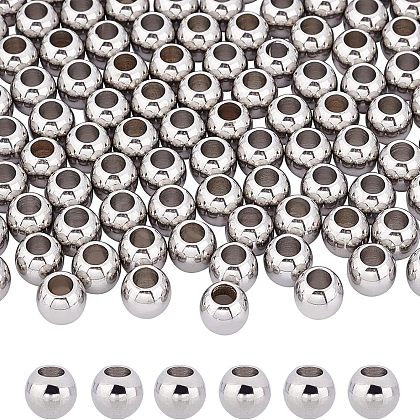 DICOSMETIC 304 Stainless Steel European Beads STAS-DC0001-84-1