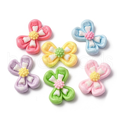 Opaque Resin Cabochons CRES-Q012-04D-1