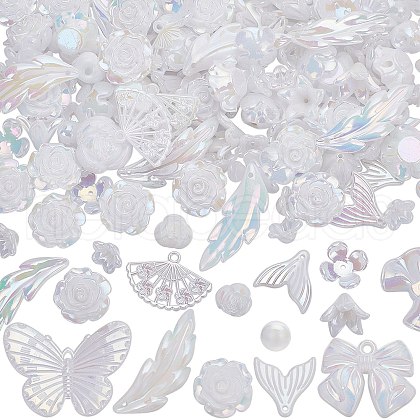 SUNNYCLUE 100G Plastic Pendants & Beads & Decoden Cabochons OHAR-SC0002-99D-1