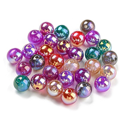 Iridescent Acrylic Beads MACR-F078-05B-1