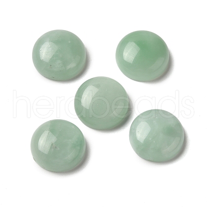 Natural Glass Cabochons G-N343-12-1