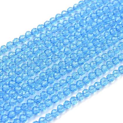 Glass Beads Strands G-K185-16F-1