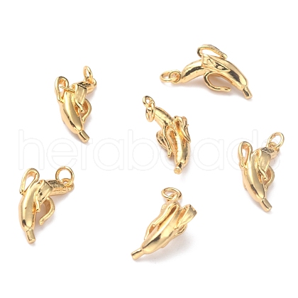 Brass Pendants KK-O140-17G-1