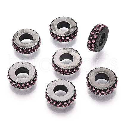 Alloy European Beads MPDL-S067-24EB-B-1
