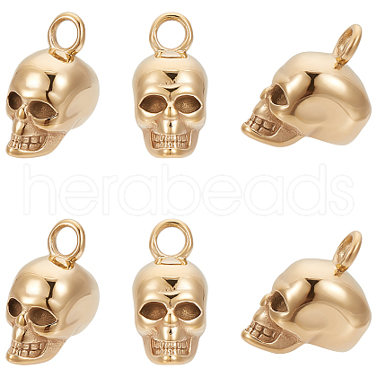 Unicraftale 6Pcs Retro 304 Stainless Steel Pendants STAS-UN0060-20G-1